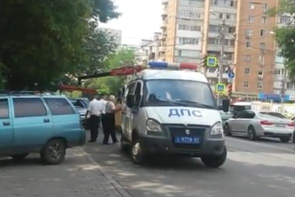 Эвакуация на ул. Горького в Ростове: видео